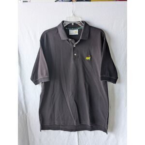 Augusta National Golf Shop Slazenger PGA Masters Polo Black Men's Size Large